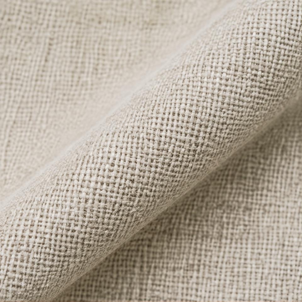 Detalhe nítido da textura de linho — amostra ilustrativa