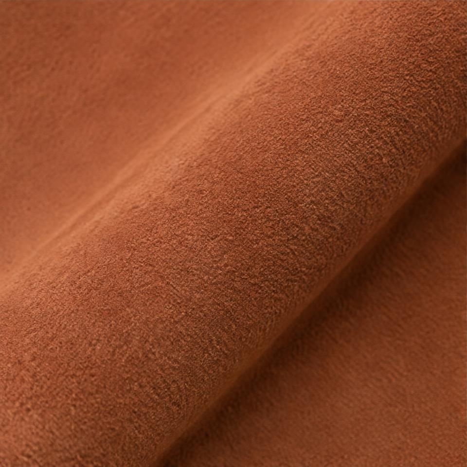 Detalhe nítido da textura de suede — amostra ilustrativa